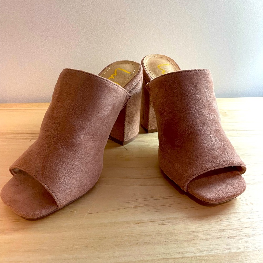 Lulu Heeled Open Toe Mules